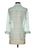 Old Navy 100% Cotton Teal 3/4 Sleeve Button-Down Shirt Size S - photo 2