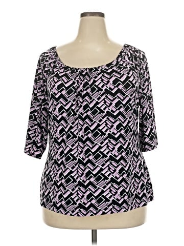 Liz & Co. 3/4 Sleeve Top (view 1)