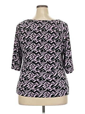 Liz & Co. 3/4 Sleeve Top (view 2)