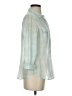 Old Navy 100% Cotton Teal 3/4 Sleeve Button-Down Shirt Size S - photo 4