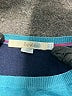 Boden 100% Cotton Color Block Teal Pullover Sweater Size 10 - photo 7