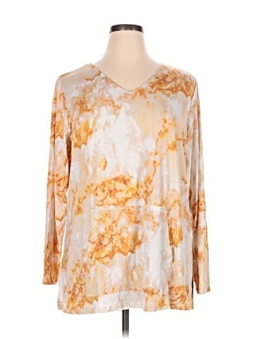 Susan Graver 3/4 Sleeve Blouse (view 1)