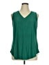 Ofeefan Green Sleeveless Blouse Size XL - photo 1