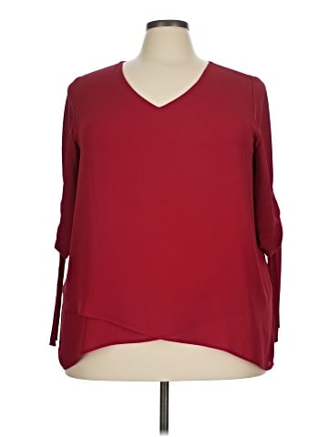 Karen Kane 3/4 Sleeve Blouse (view 1)