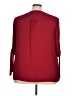 Karen Kane 100% Polyester Burgundy 3/4 Sleeve Blouse Size 2X - photo 2