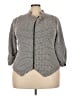 Torrid Gray Black Jacket Size 3X Plus (3) - photo 1