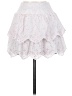 Subdued Hearts White Casual Skirt Size XS - photo 1
