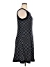 Chaps Polka Dots Black Casual Dress Size XL - photo 4