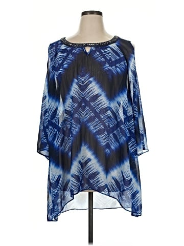 Catherines 3/4 Sleeve Blouse (view 1)