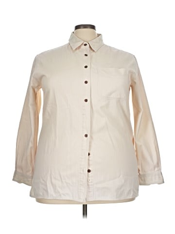 St. John's Bay Long Sleeve Button-Down Shirt (view 1)