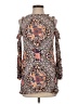 Rewind 100% Rayon Paisley Brown Long Sleeve Blouse Size S - photo 1