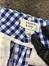 Crown & Ivy Checkered-gingham Blue Shorts Size 2 - photo 3