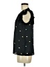 Apostrophe 100% Polyester Black Sleeveless Blouse Size M (petite) - photo 5