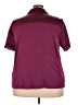 Halogen 100% Polyester Burgundy Short Sleeve Blouse Size 3X - photo 2