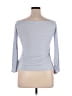 Green Envelope Blue 3/4 Sleeve Top Size M - photo 2