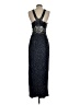 Scala 100% Polyester Black Cocktail Dress Size M - photo 2