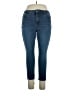 LC Lauren Conrad Color Block Blue Jeans Size 16 - photo 1