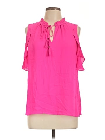 Rose + Olive Sleeveless Blouse (view 1)