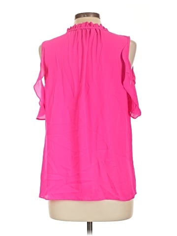 Rose + Olive Sleeveless Blouse (view 2)