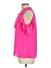 Rose + Olive 100% Polyester Pink Sleeveless Blouse Size L - photo 5