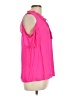 Rose + Olive 100% Polyester Pink Sleeveless Blouse Size L - photo 4