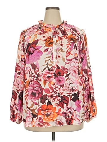 PREMISE 3/4 Sleeve Blouse (view 1)