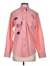 Las Olas Paisley Pink Long Sleeve Button-Down Shirt Size XS - photo 1