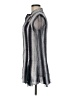 Komarov Metallic Silver Long Sleeve Blouse Size Med (2) - photo 5