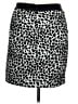 Ann Taylor Animal Print Silver Casual Skirt Size 14 - photo 2