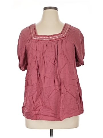 Style&Co Short Sleeve Blouse (view 1)