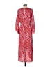 CAbi 100% Polyester Red Casual Dress Size M - photo 2