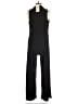 Nina Leonard Solid Black Jumpsuit Size M - photo 2
