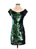 Guess 100% Polyester Green Cocktail Dress Size 4 - photo 1