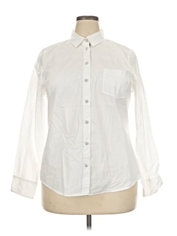 J.Crew Factory Store Long Sleeve Button-Down Shirt (view 1)