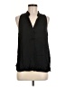 David Lerner 100% Polyester Black Sleeveless Blouse Size M - photo 1