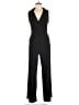 Nina Leonard Solid Black Jumpsuit Size M - photo 1