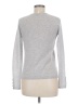 J. McLaughlin 100% Cashmere Silver Cashmere Pullover Sweater Size XS - photo 2