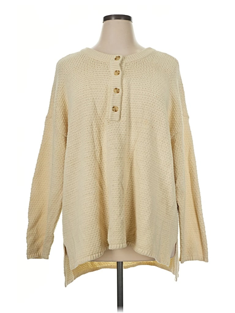 Pre-owned Sonoma Goods For Life Pullover Sweater In Tan