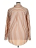 H Trend 100% Polyester Stripes Orange Long Sleeve Blouse Size XXL - photo 2