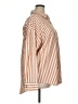 H Trend 100% Polyester Stripes Orange Long Sleeve Blouse Size XXL - photo 4