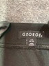 George Solid Black Casual Skirt Size L - photo 4