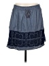 J.Crew 100% Cotton Paisley Blue Casual Skirt Size XS - photo 1