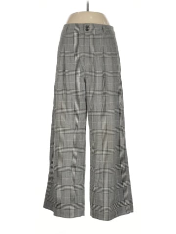 Madewell Pleated Wide-Leg Pants in Plaid (view 1)