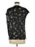 Halogen 100% Polyester Black Short Sleeve Blouse Size M - photo 2