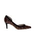 Life Stride Animal Print Brown Heels Size 11 - photo 1