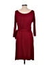 Boston Proper Solid Burgundy Cocktail Dress Size M - photo 2