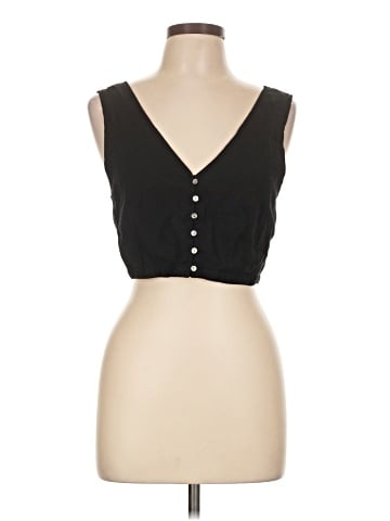 Madewell Softdrape Gwen Crop Vest Top (view 1)