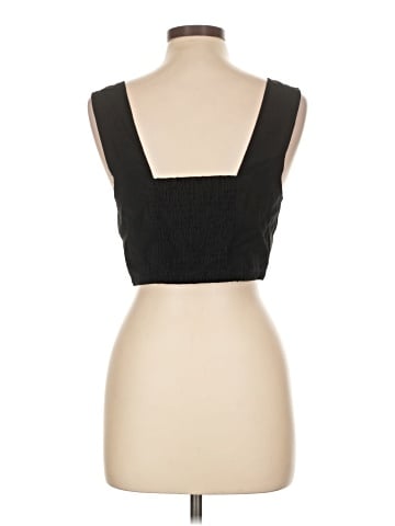 Madewell Softdrape Gwen Crop Vest Top (view 2)