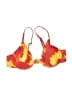 Shein Print Orange Swimsuit Top Size M - photo 2