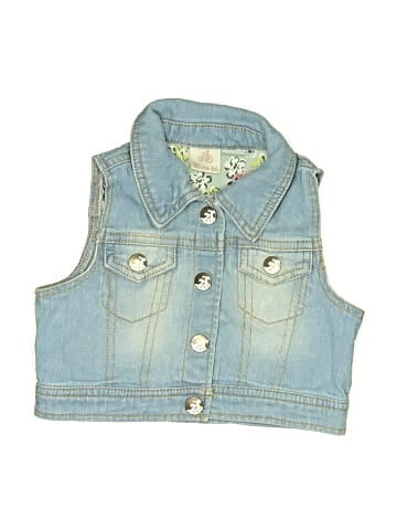 Route 66 Denim Vest (view 1)